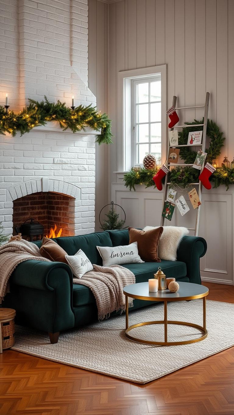 10. Christmas Card Display