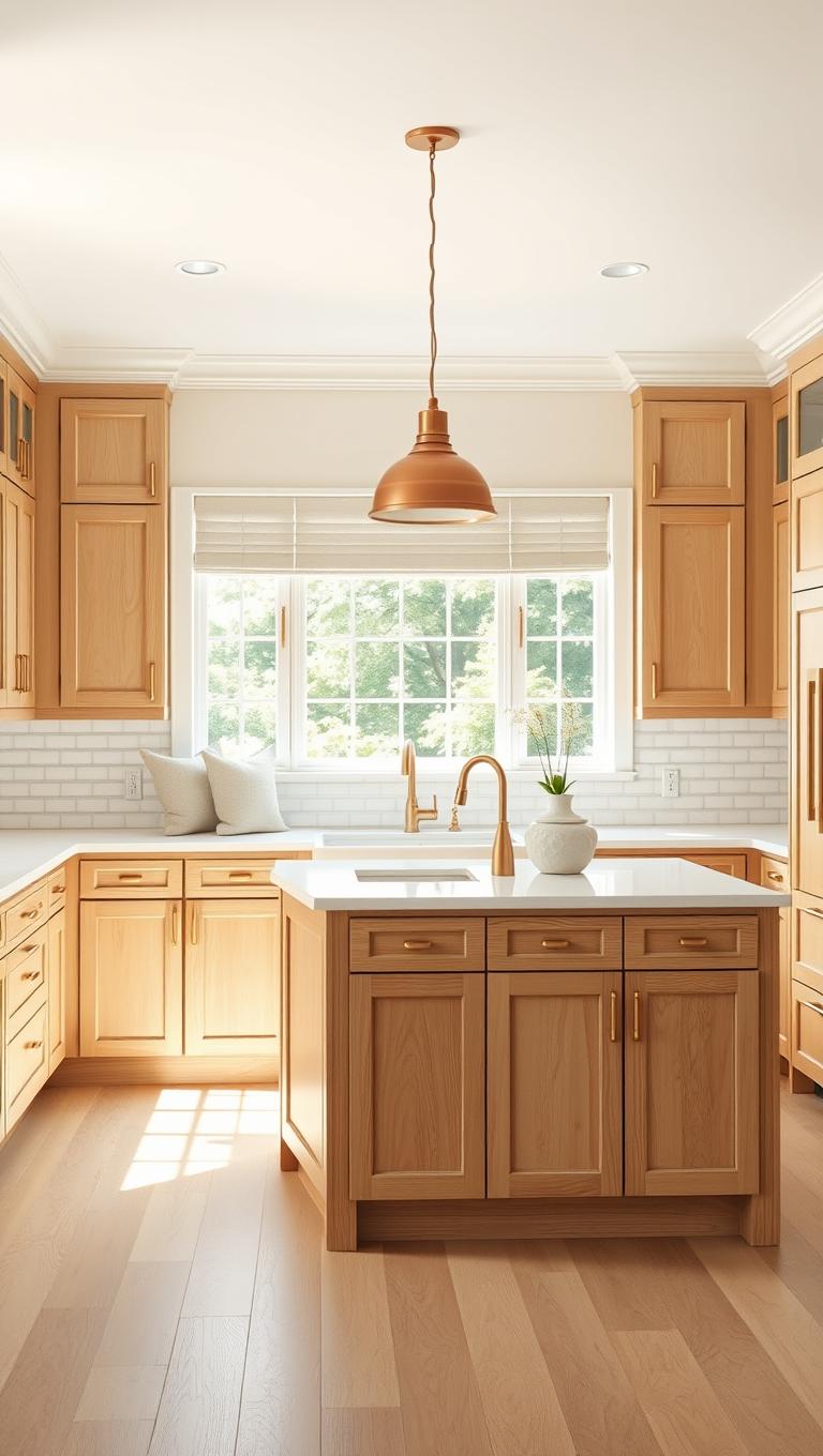 11. Light Oak for a Classic Look