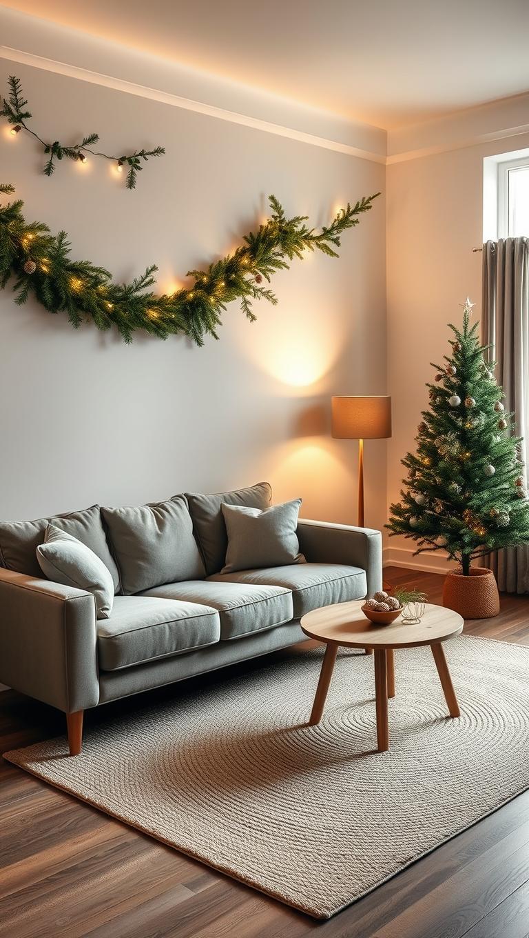 12. Lighted Garland Wall Accent