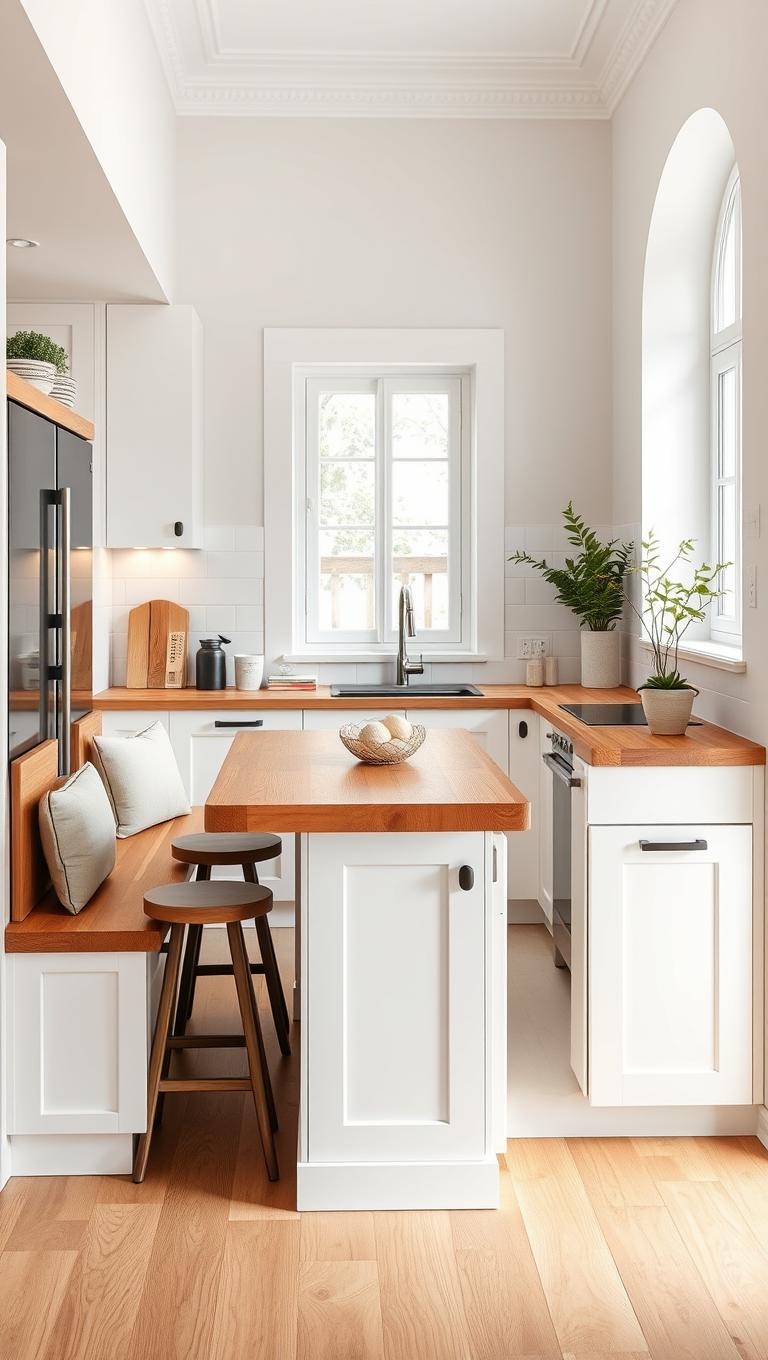 12. Multi function island with seating and storage