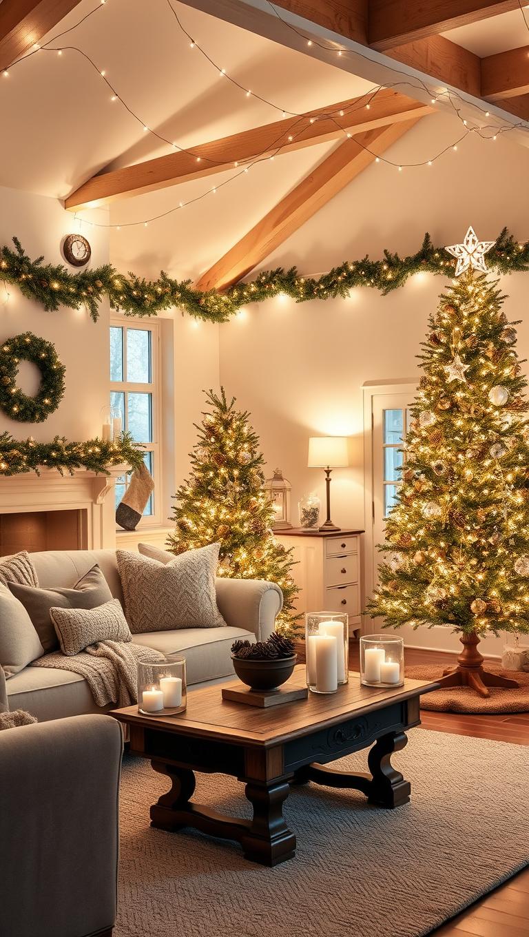 12. Warm White String Lights Everywhere