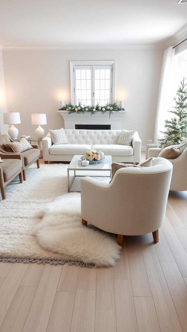 13. Rug Layering for Warmth and Depth