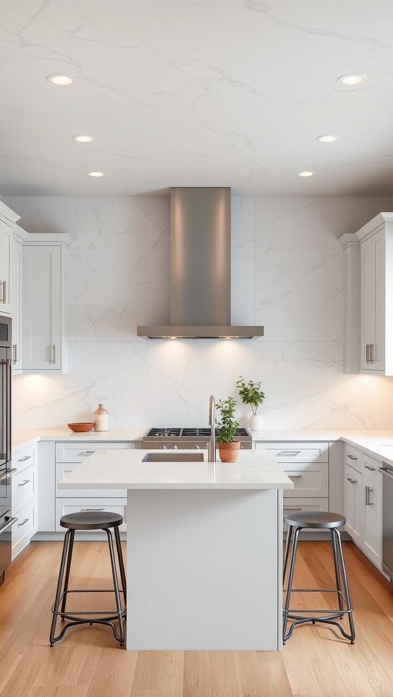 14. Marble Vein Look Ceramic Tile