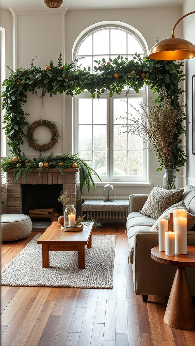 15. Textured Greens and Eucalyptus