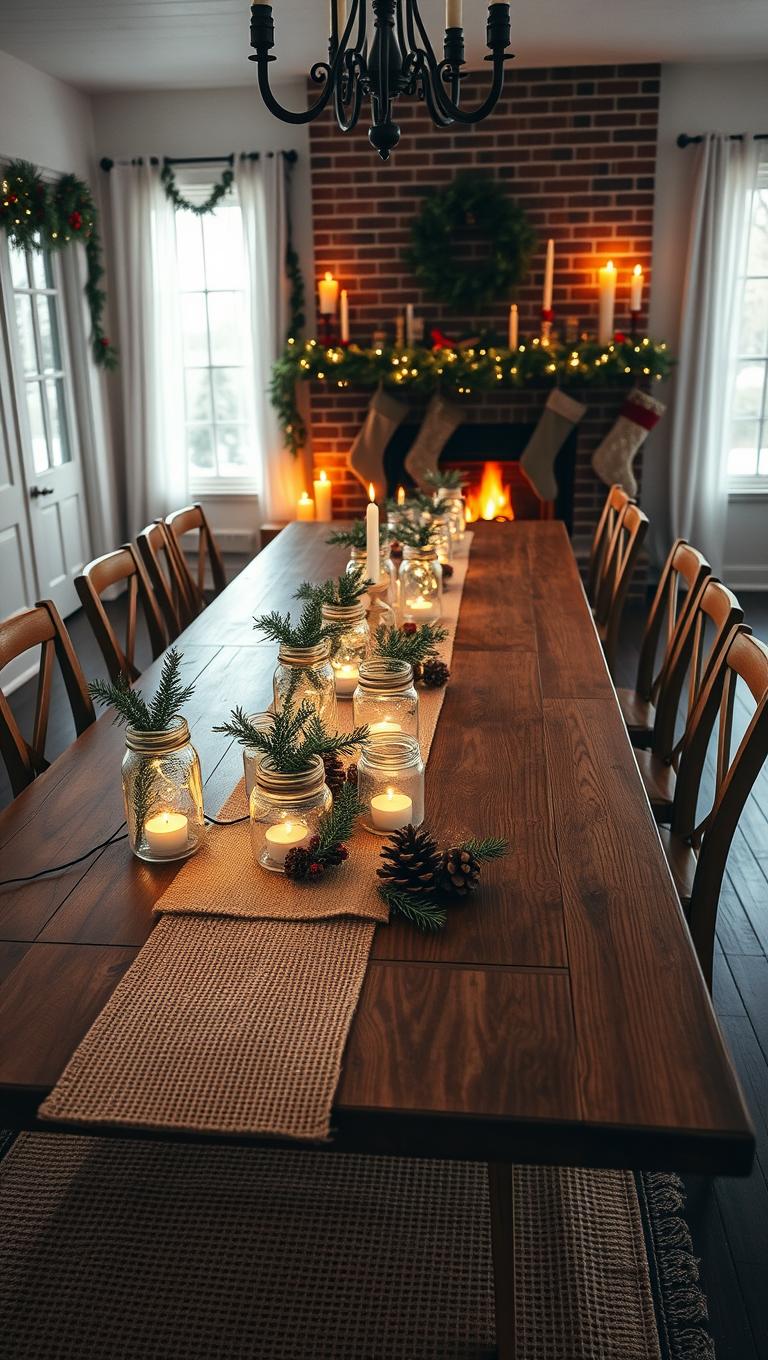 18. Mason Jar Centerpieces