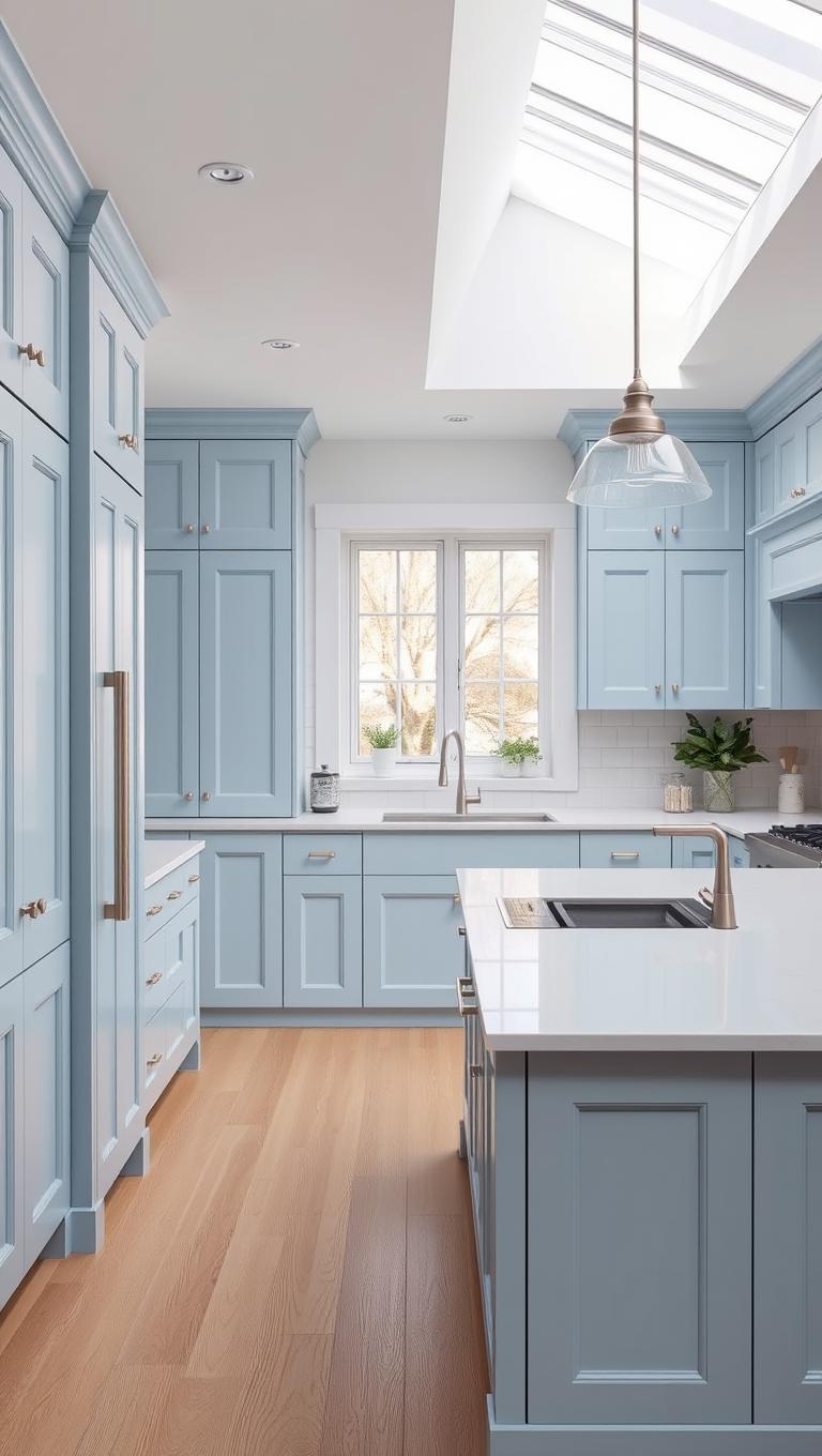 18. Sky Blue for Airy Feel