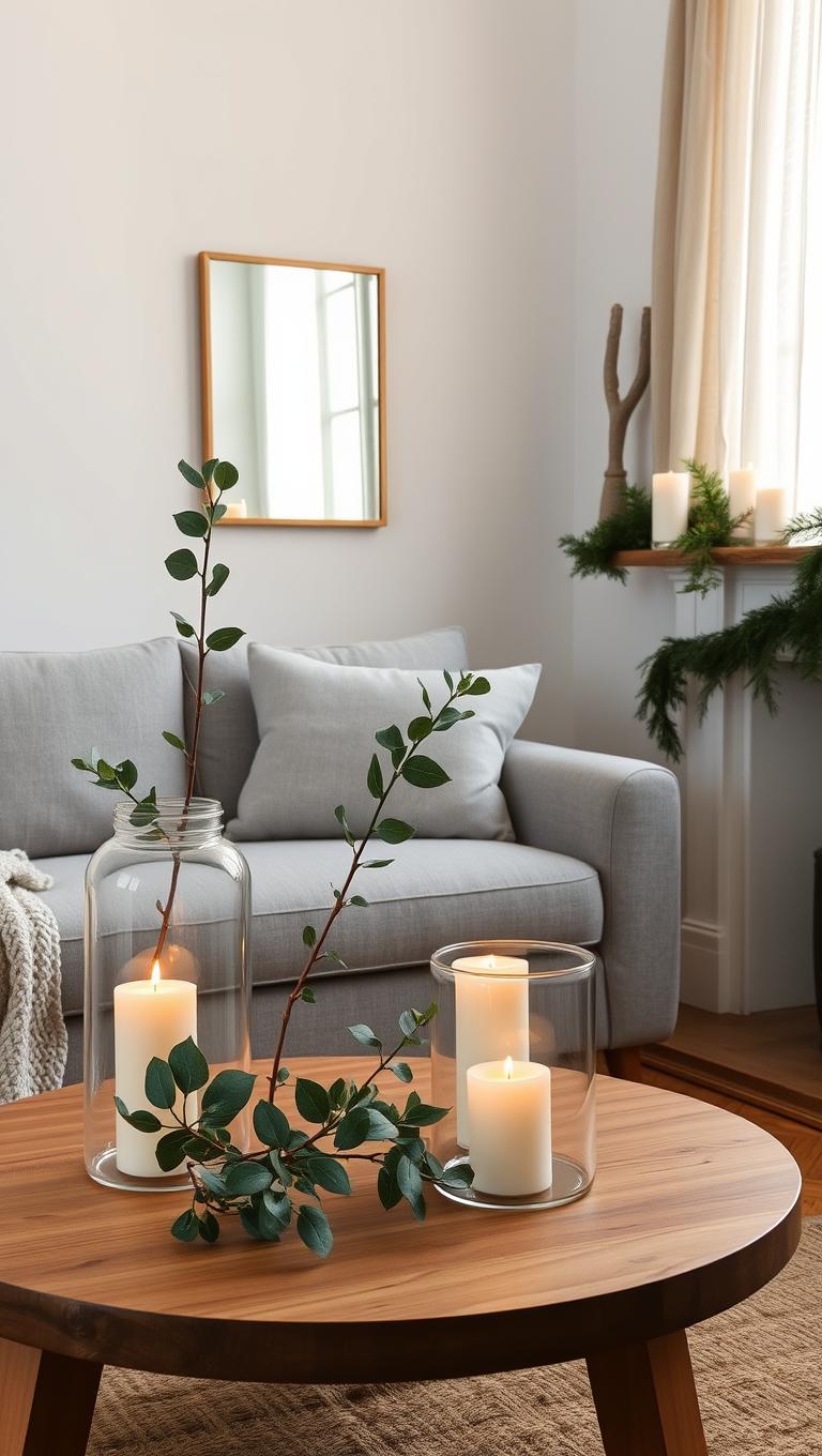 19. Lanterns with Eucalyptus