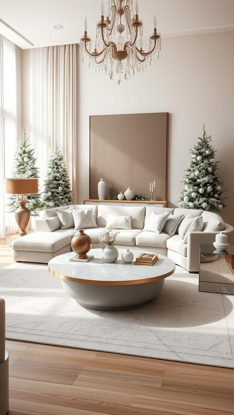 19. Marble and metallic combos