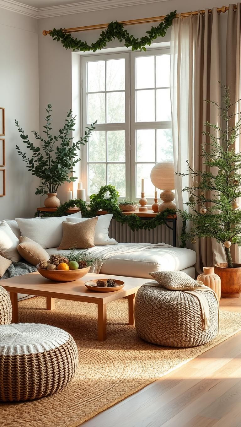 2. Greenery and natural textures