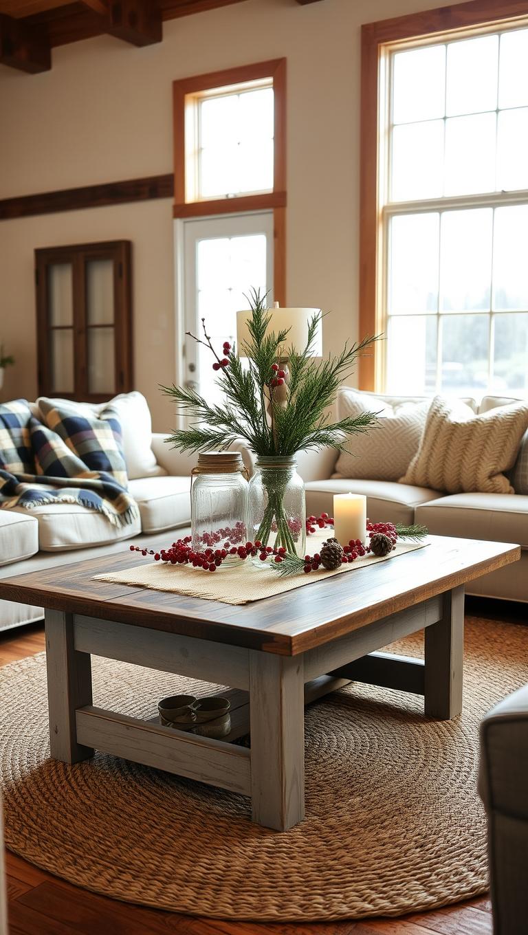 20. Farmhouse Red Berry Accents