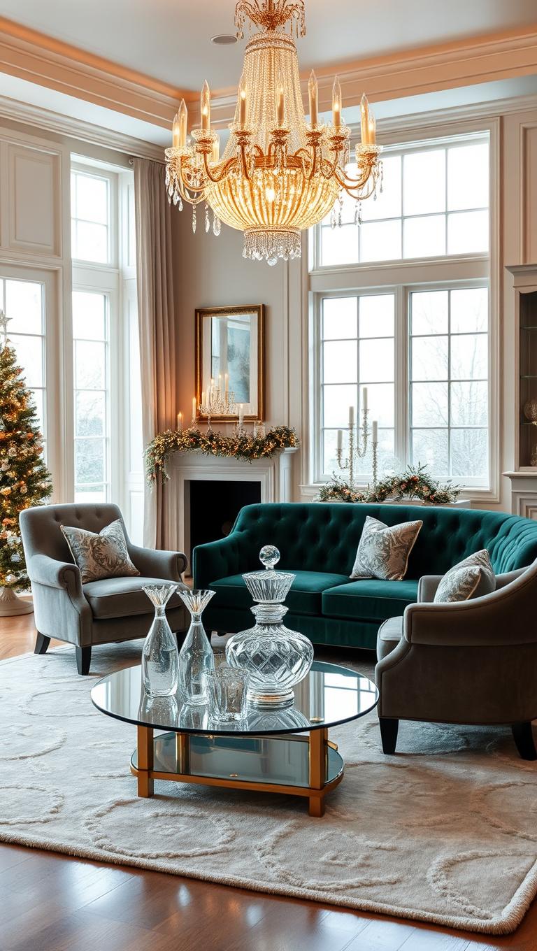 20. Glass and crystal accents