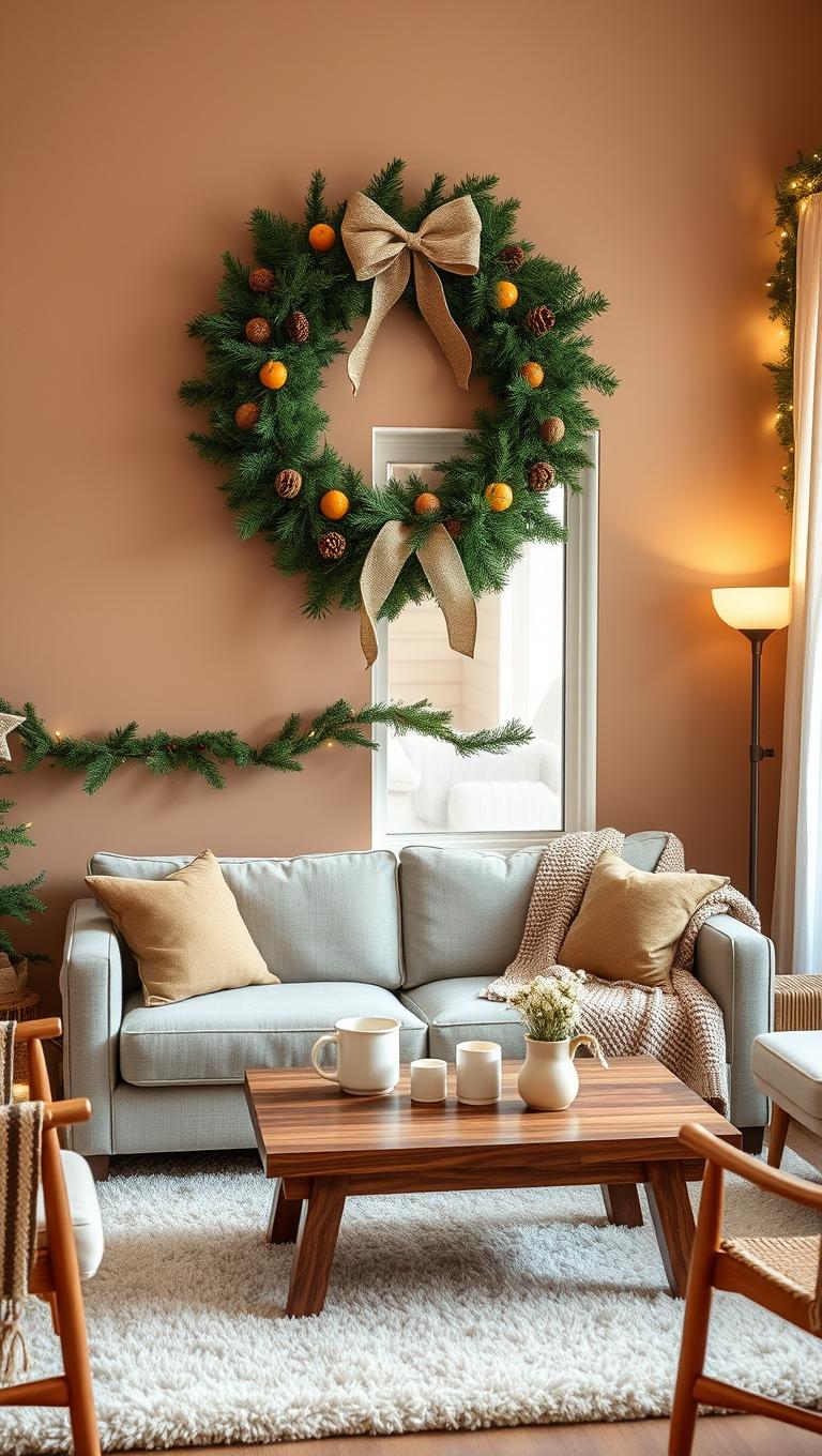 21. DIY Wreath on Wall