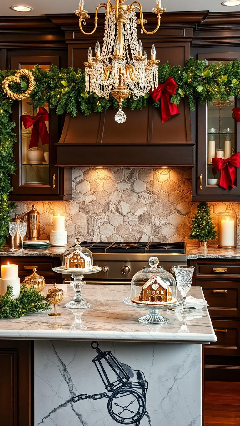 21. Luxury Kitchen Christmas Display