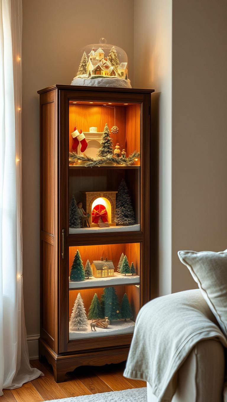 21. Miniature Christmas Scenes