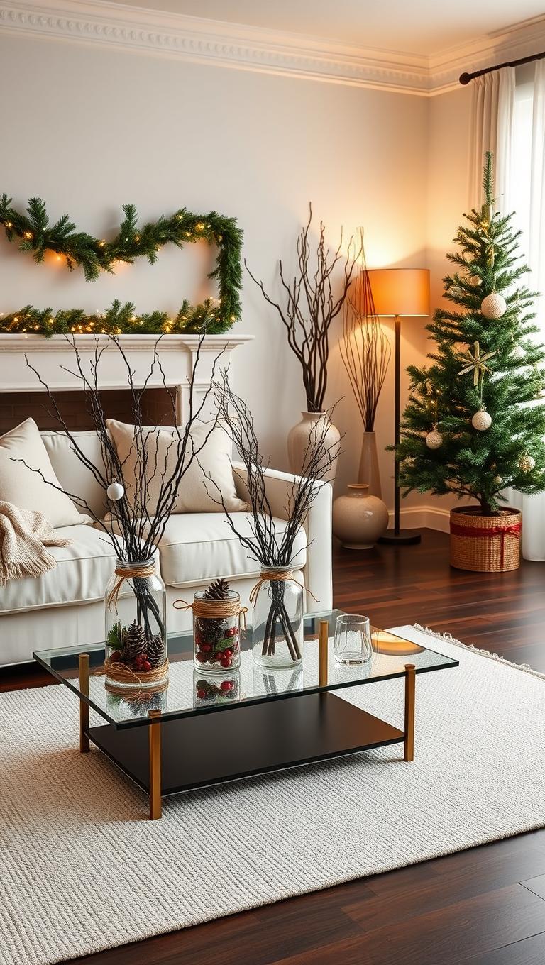 22. DIY twig arrangements