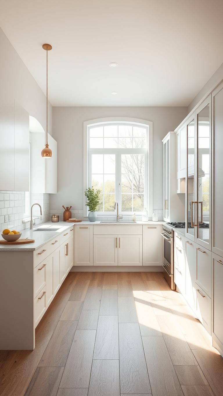 23. Glass Door Pantry for Light