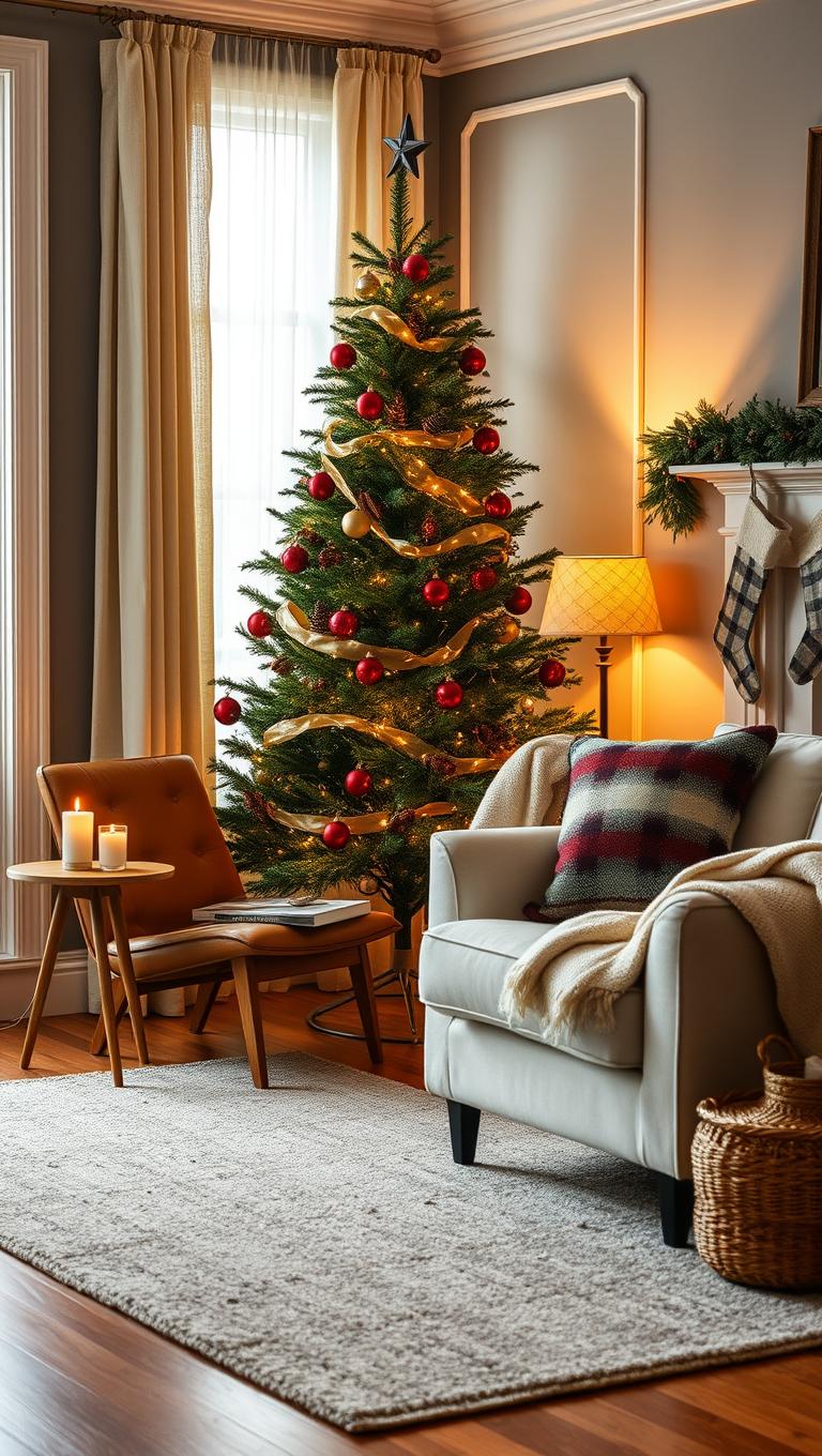 24. Living Room Corner Christmas Tree