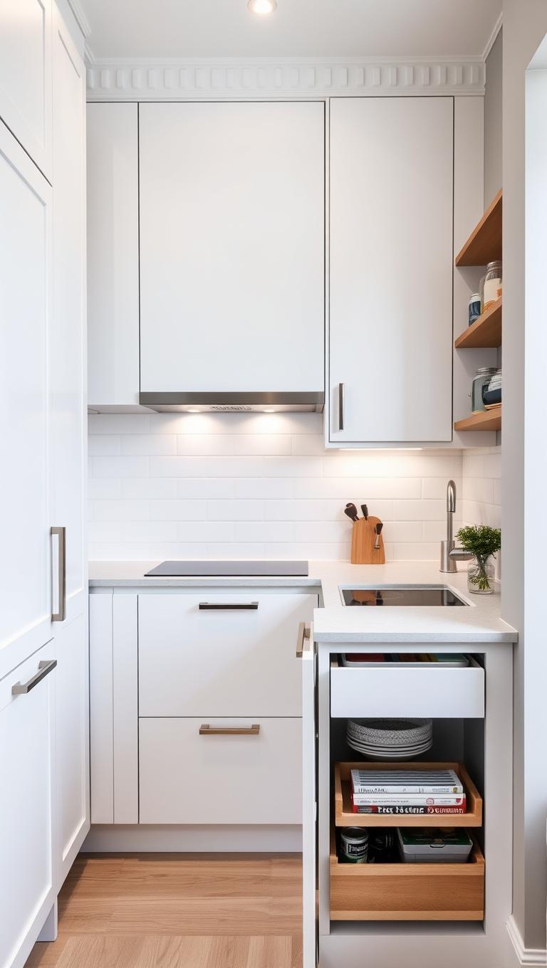 25. Smart storage with hidden nooks