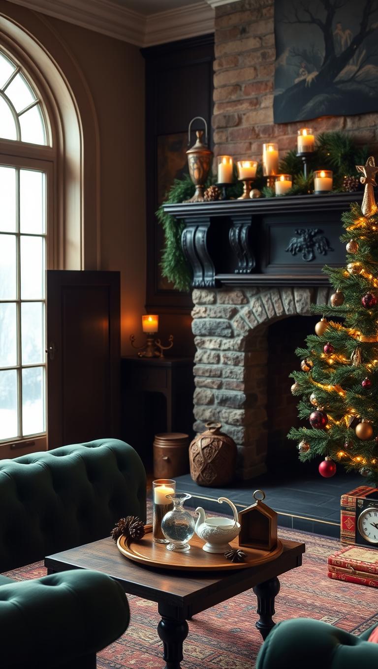 25. Tea Light Holders in Brass and Glass