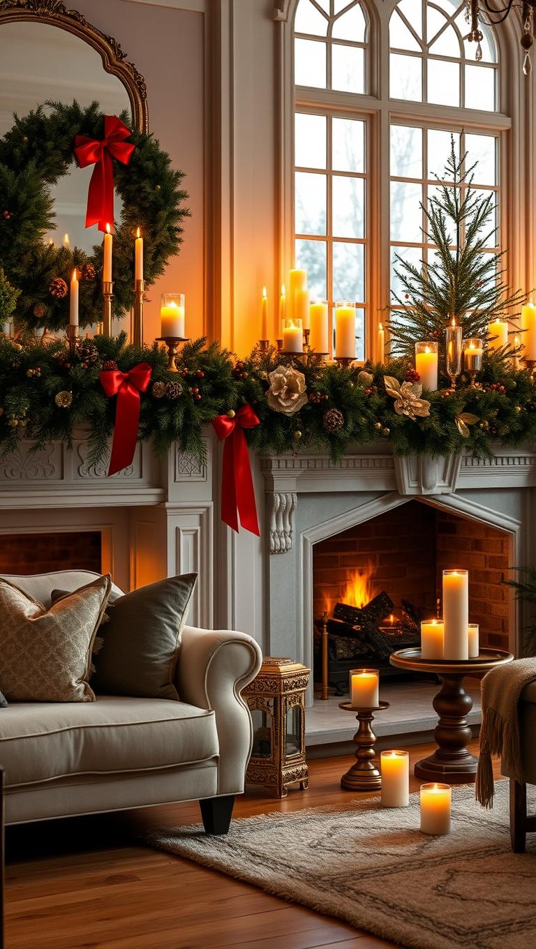 25. Winter Glow with Candle Hierarchy