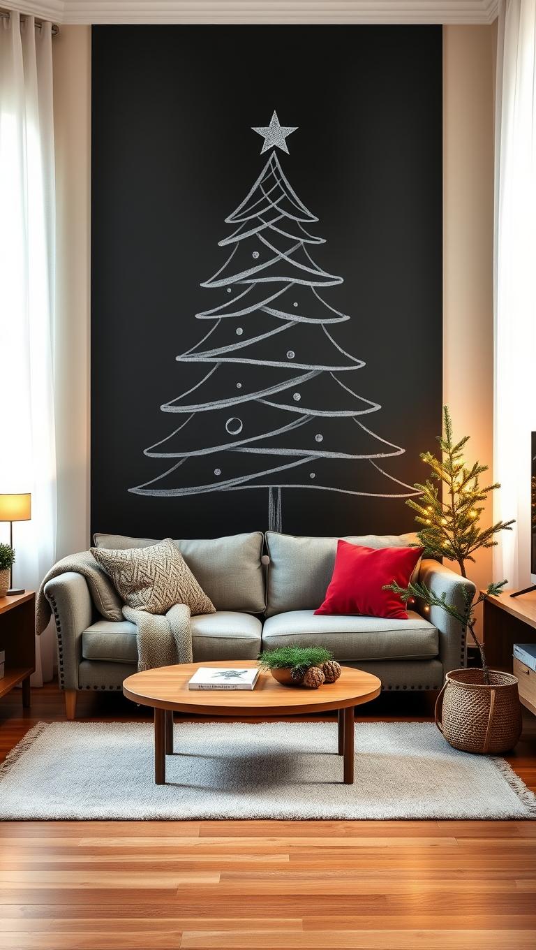 26. Chalkboard Backdrop Tree