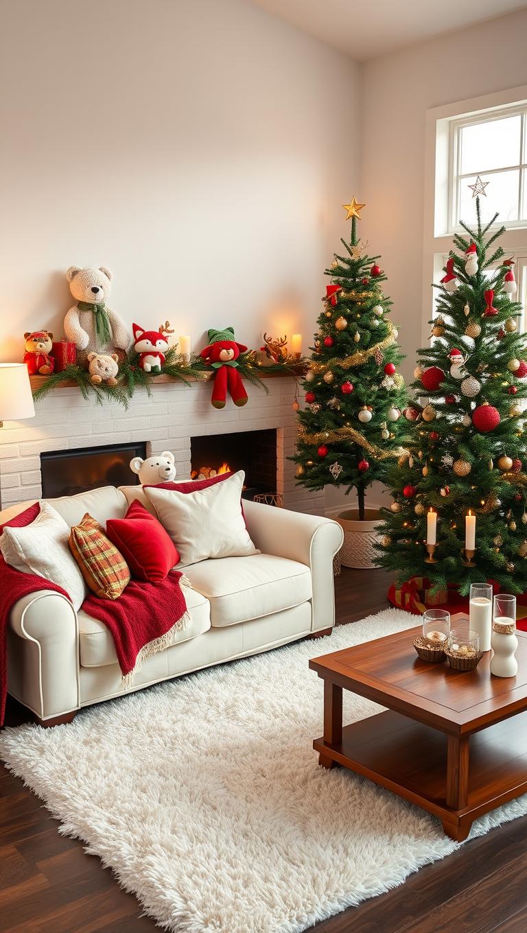 26. Holiday Plush Toys as Decor