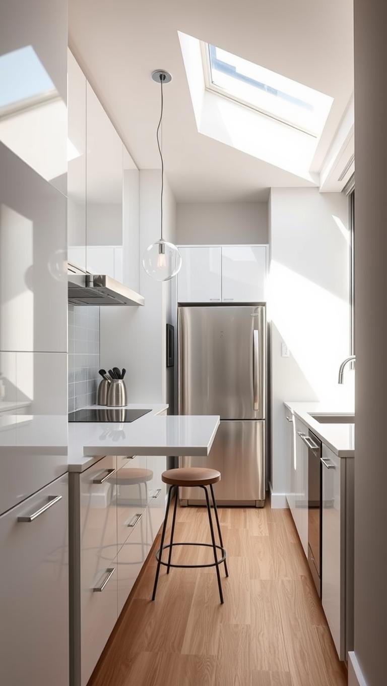 26. Mirrors and reflective surfaces to amplify light