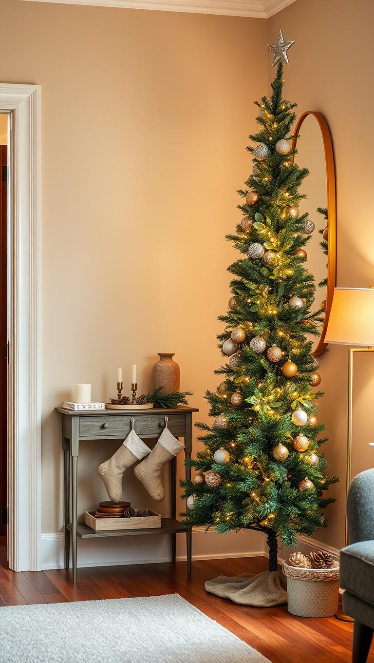 27. Corner near doorway with console accents