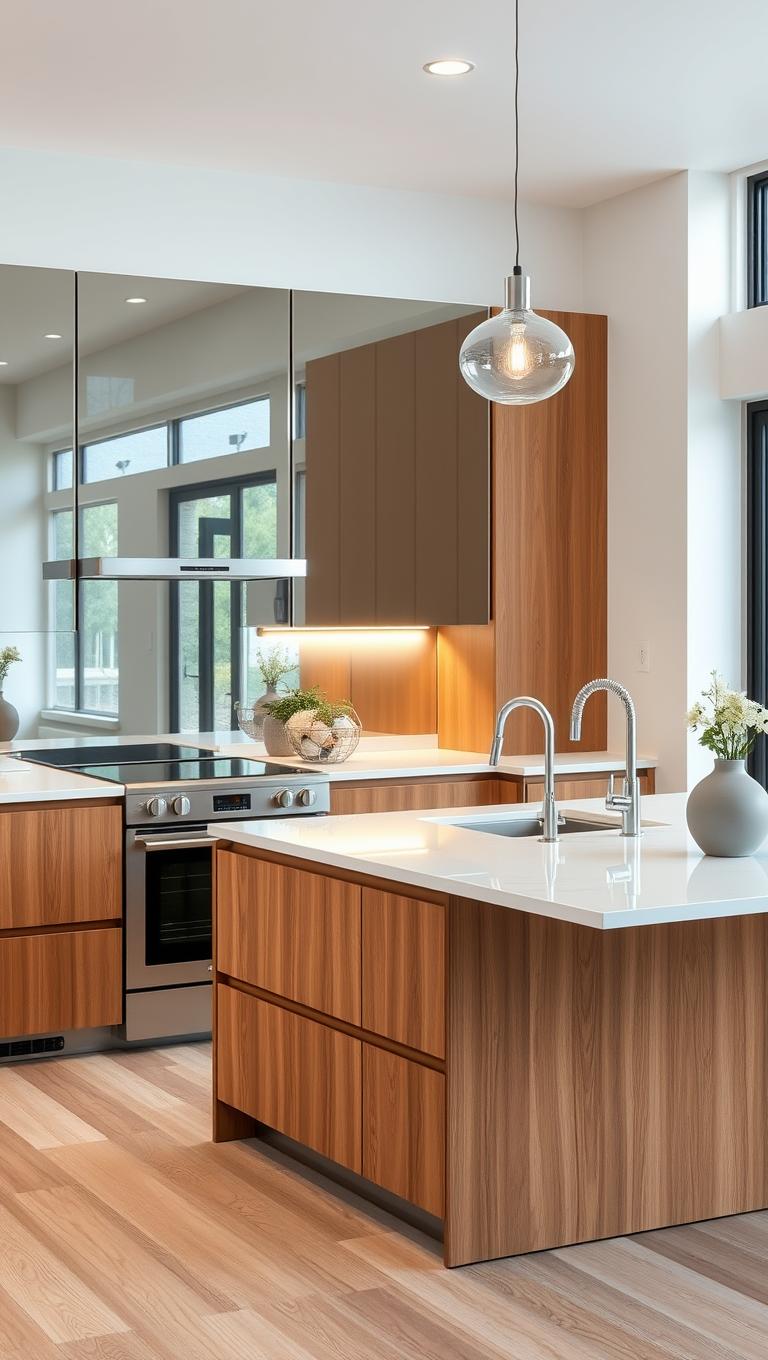 27. Mirror or Glass Panel Back Splash