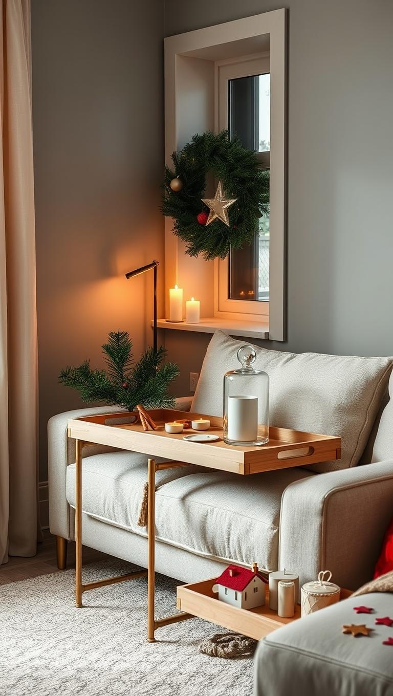 27. Tray Tables for Holiday Display