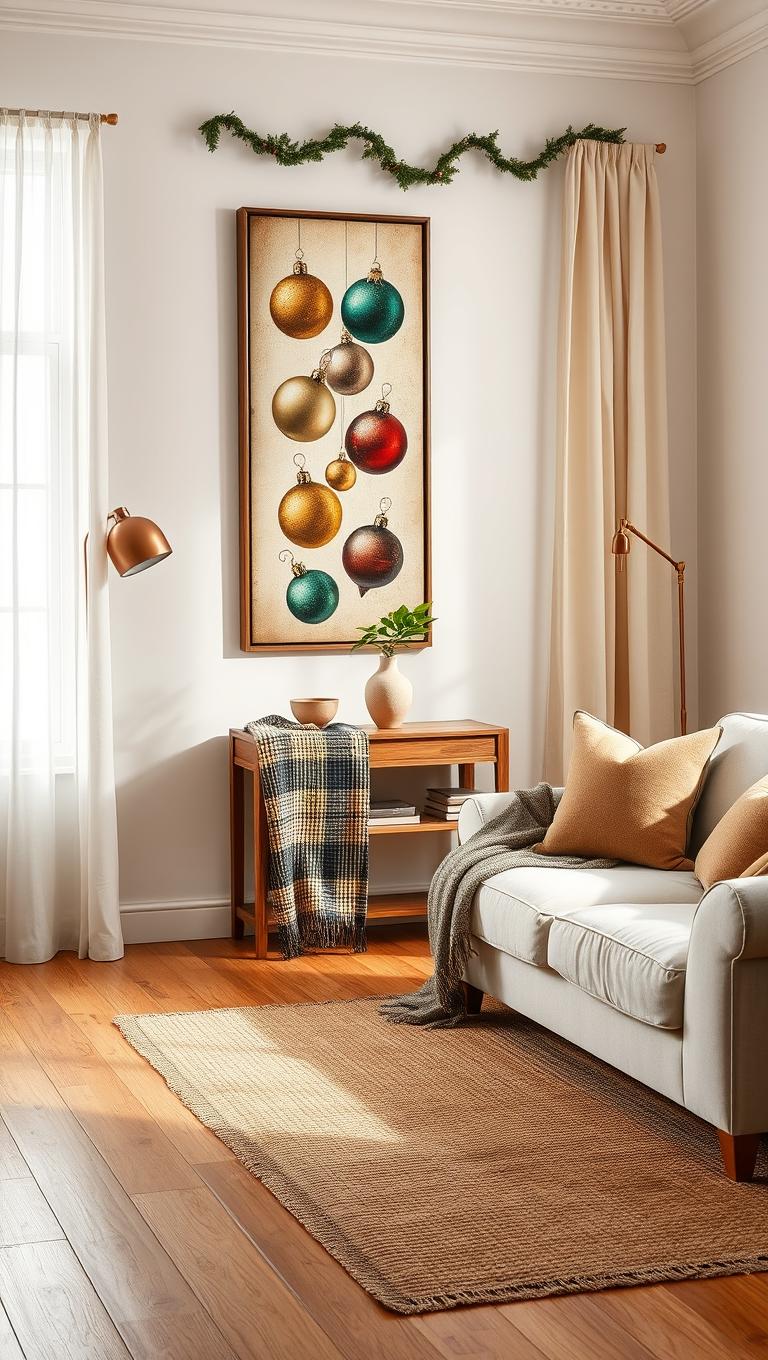 27. Vintage Ornament Wall Art