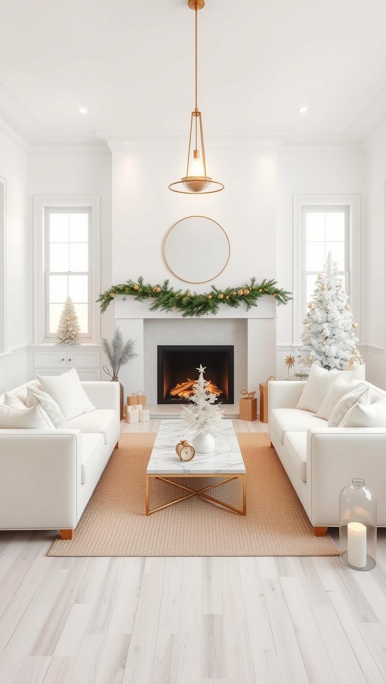 28. White and Antique Gold Theme