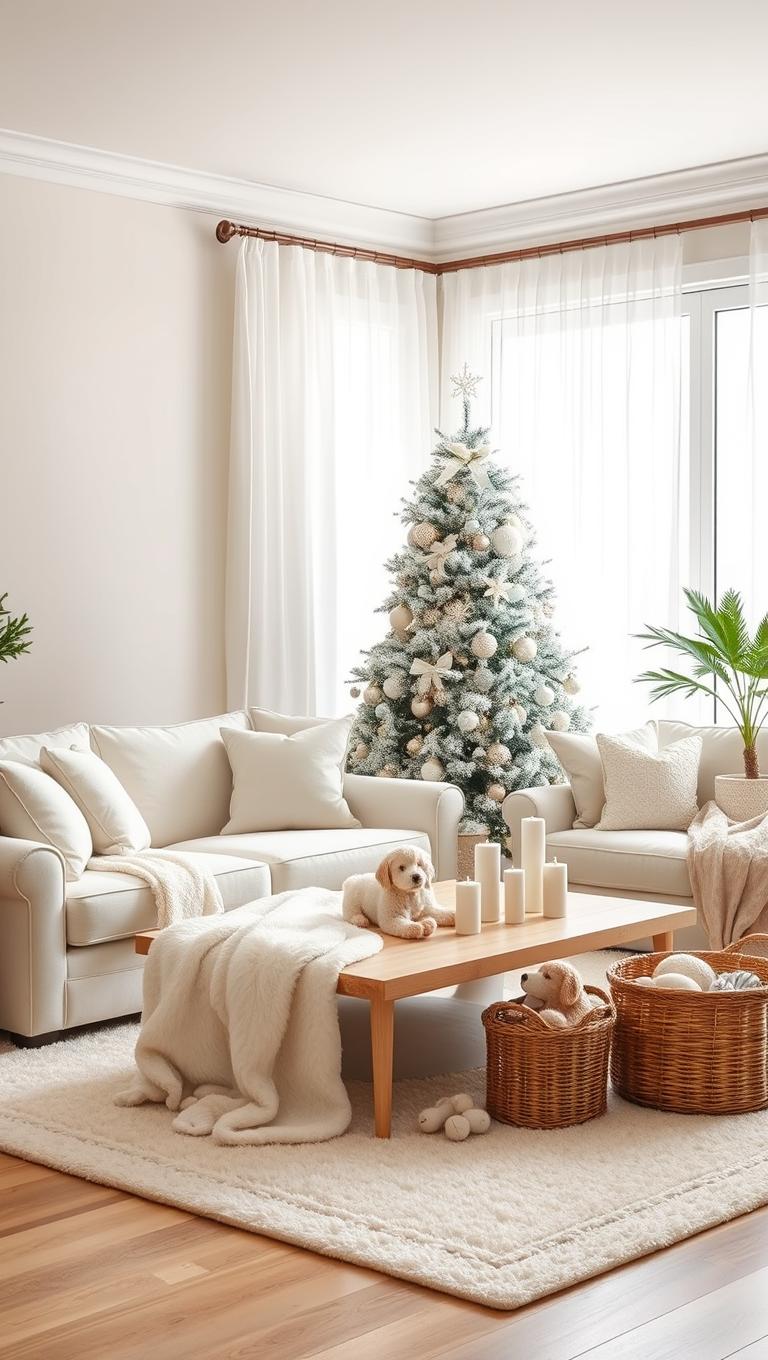 29. Pet Safe White Decor Ideas