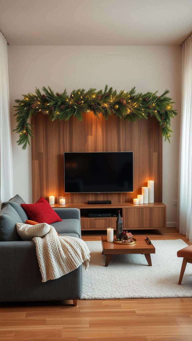 30. Garland Over TV Unit