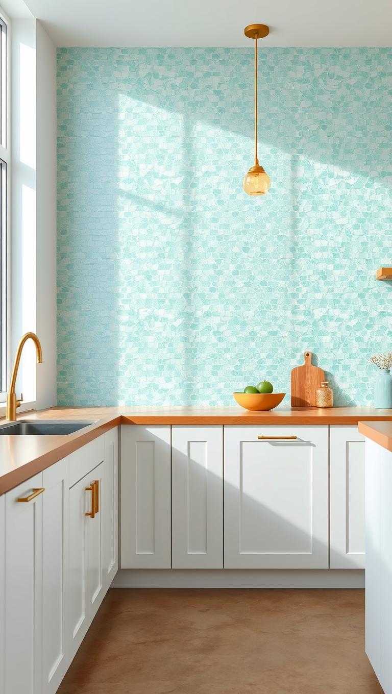 30. Recycled Glass Mosaic