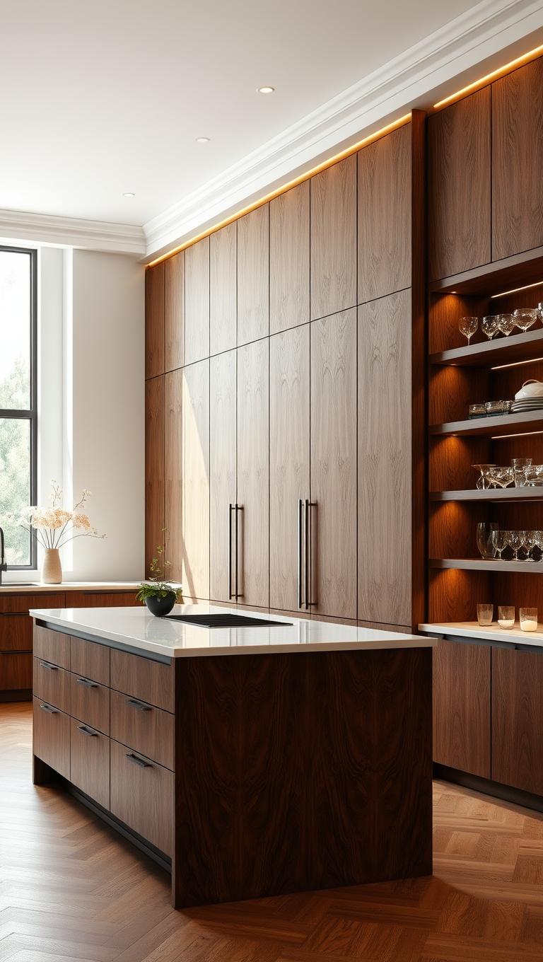 30. Veneered Wood for Luxe Grain