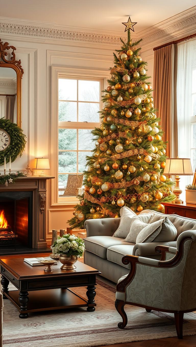 30. Vintage inspired ornaments