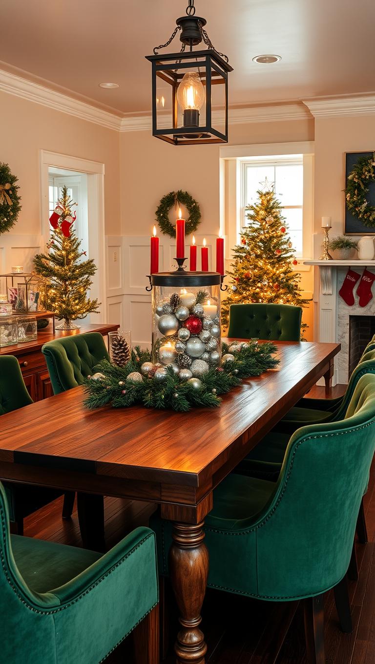 31. Dining Table with Multi Layer Centerpiece