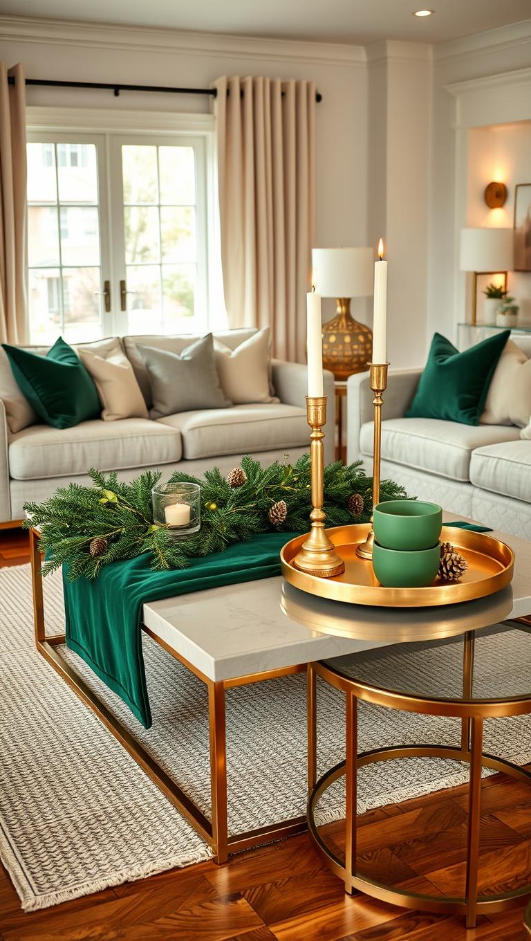 31. Gold and Green Palette