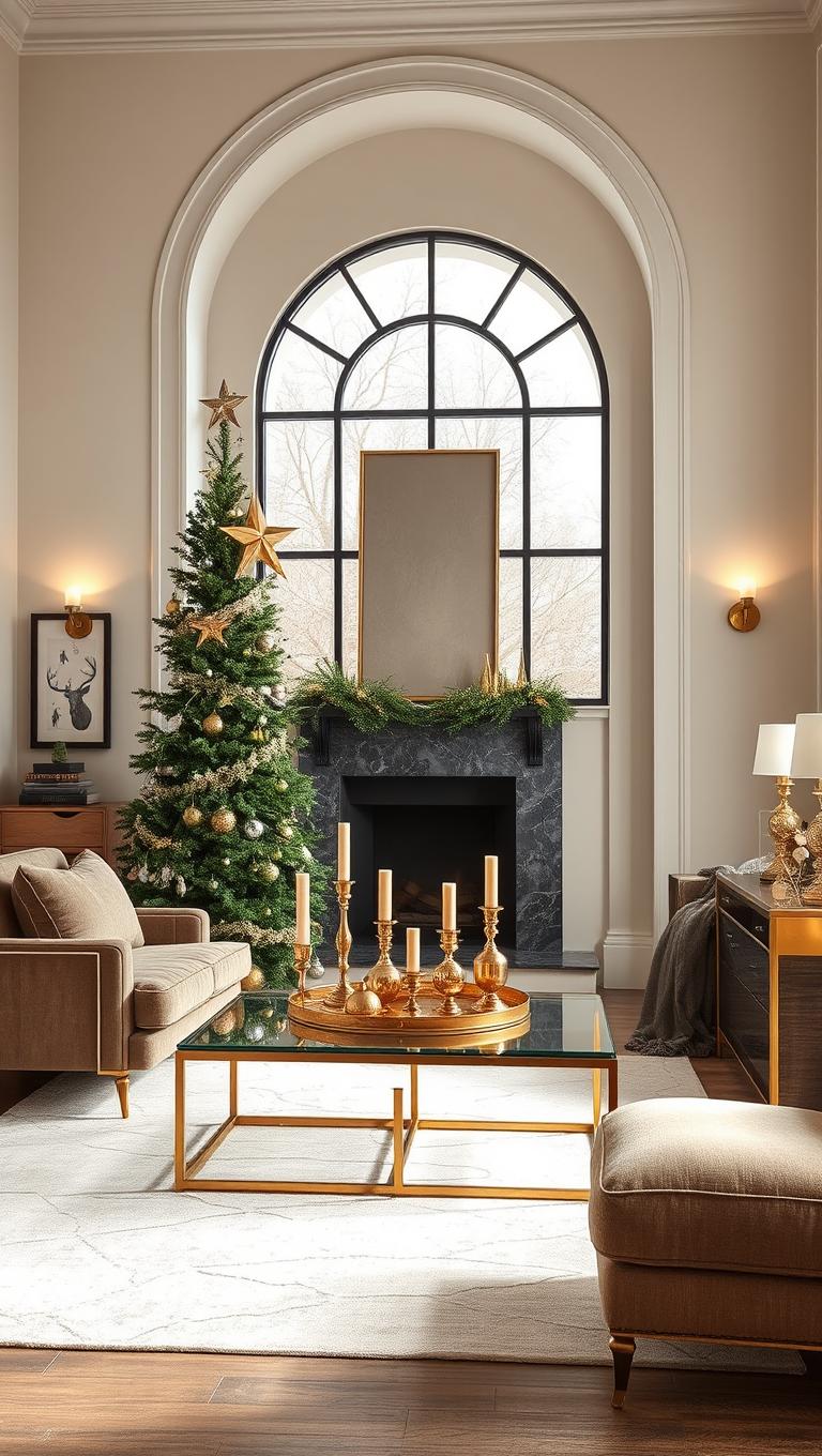 31. Metallic silhouettes