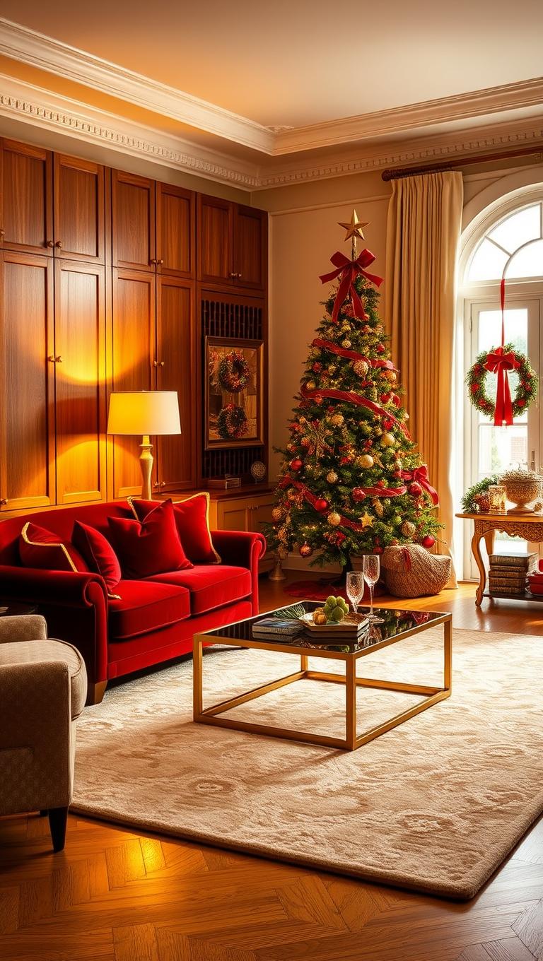 32. Brass Hardware on Cabinets