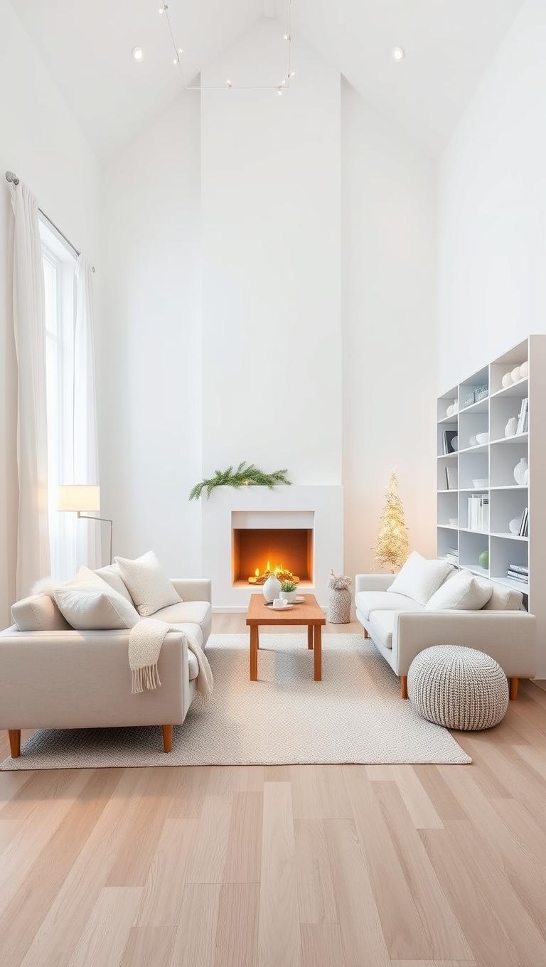 33. Scandinavian Minimalism in White
