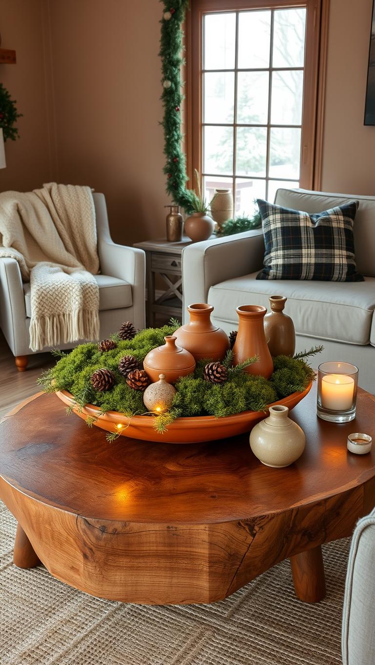 34. Festive Moss and Pottery