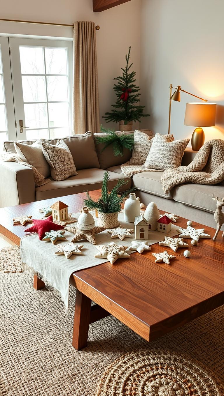 34. Handmade Craft Ornaments