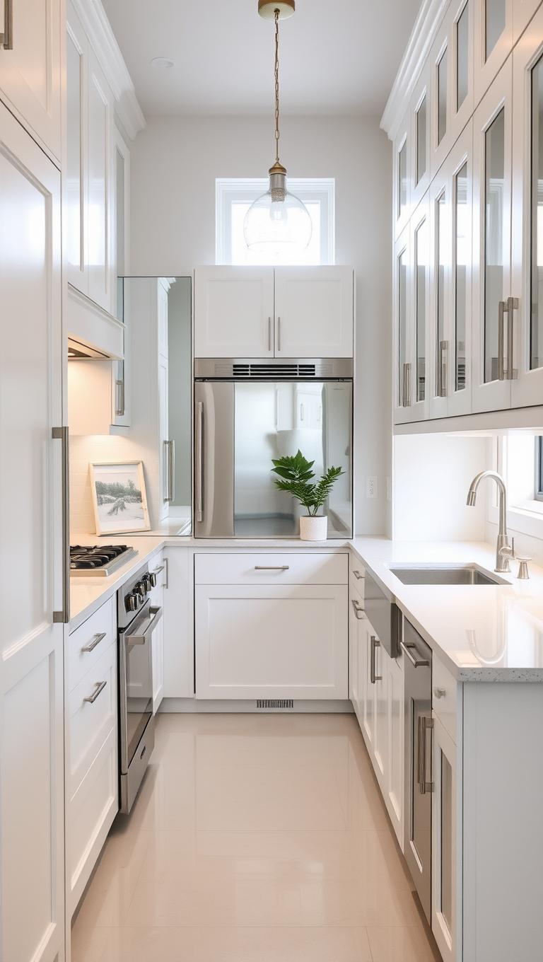 34. Use of mirrors to create depth