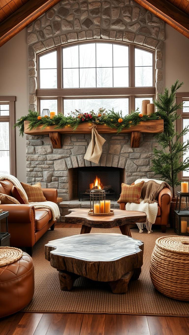 35. Rustic Natural Decor