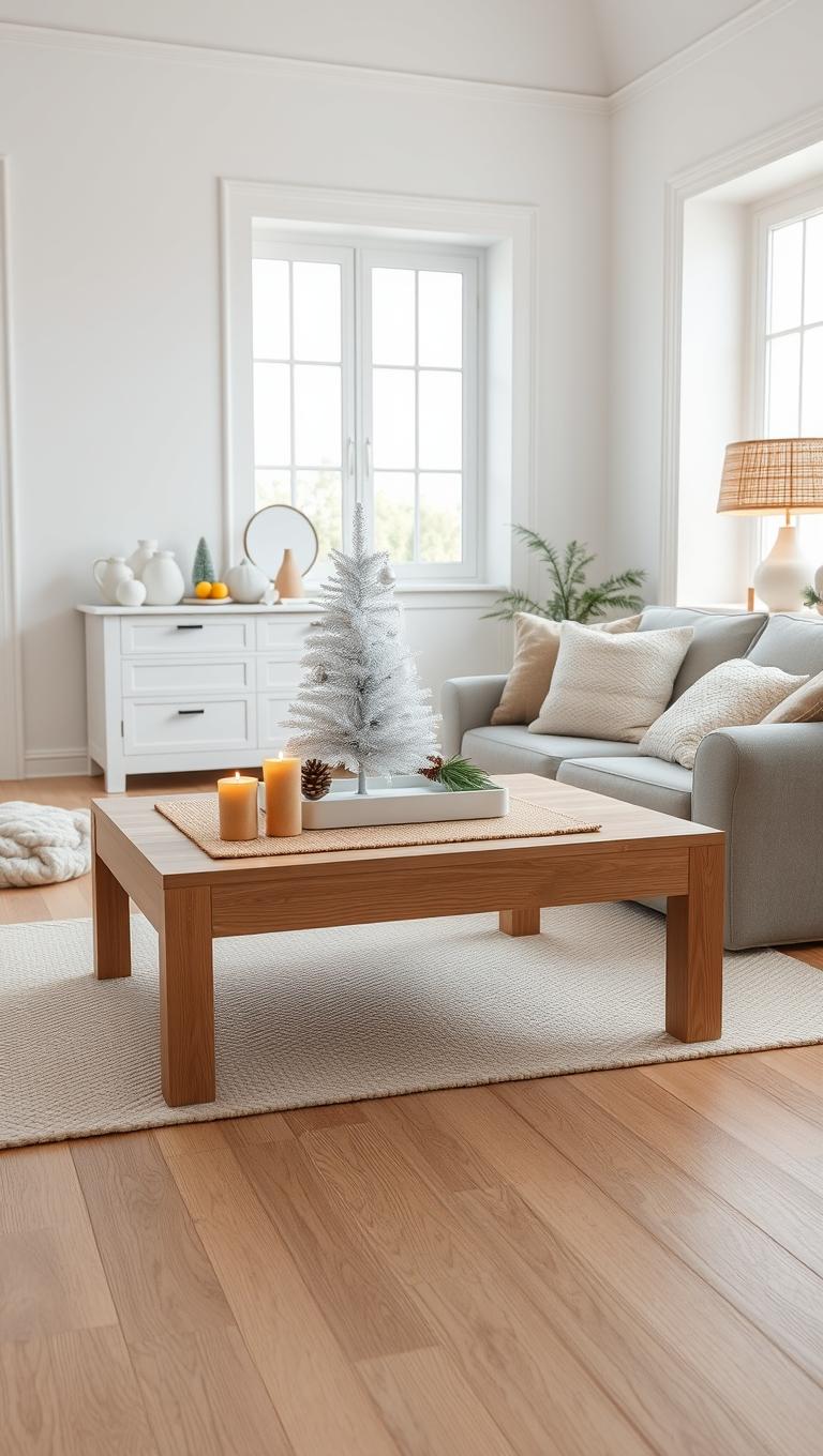 35. Scandi White and Wood Theme
