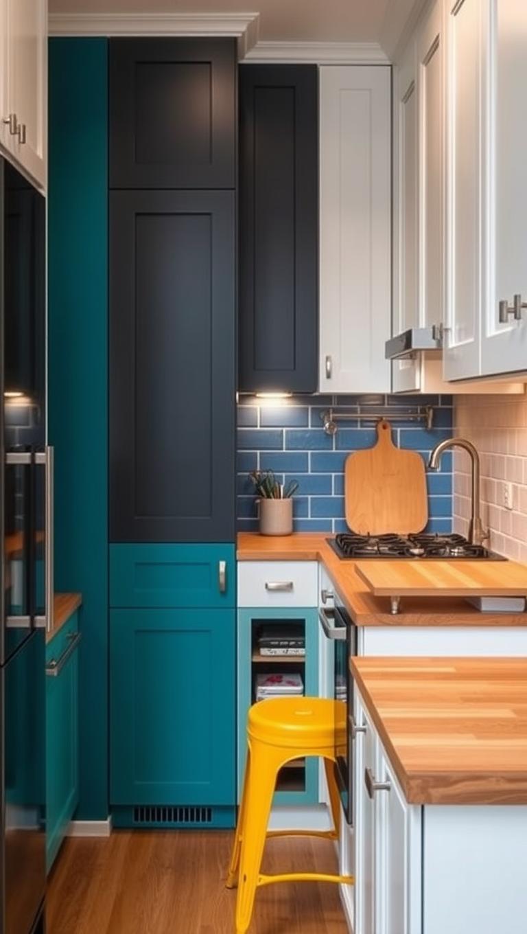 36. Color blocking to create zones