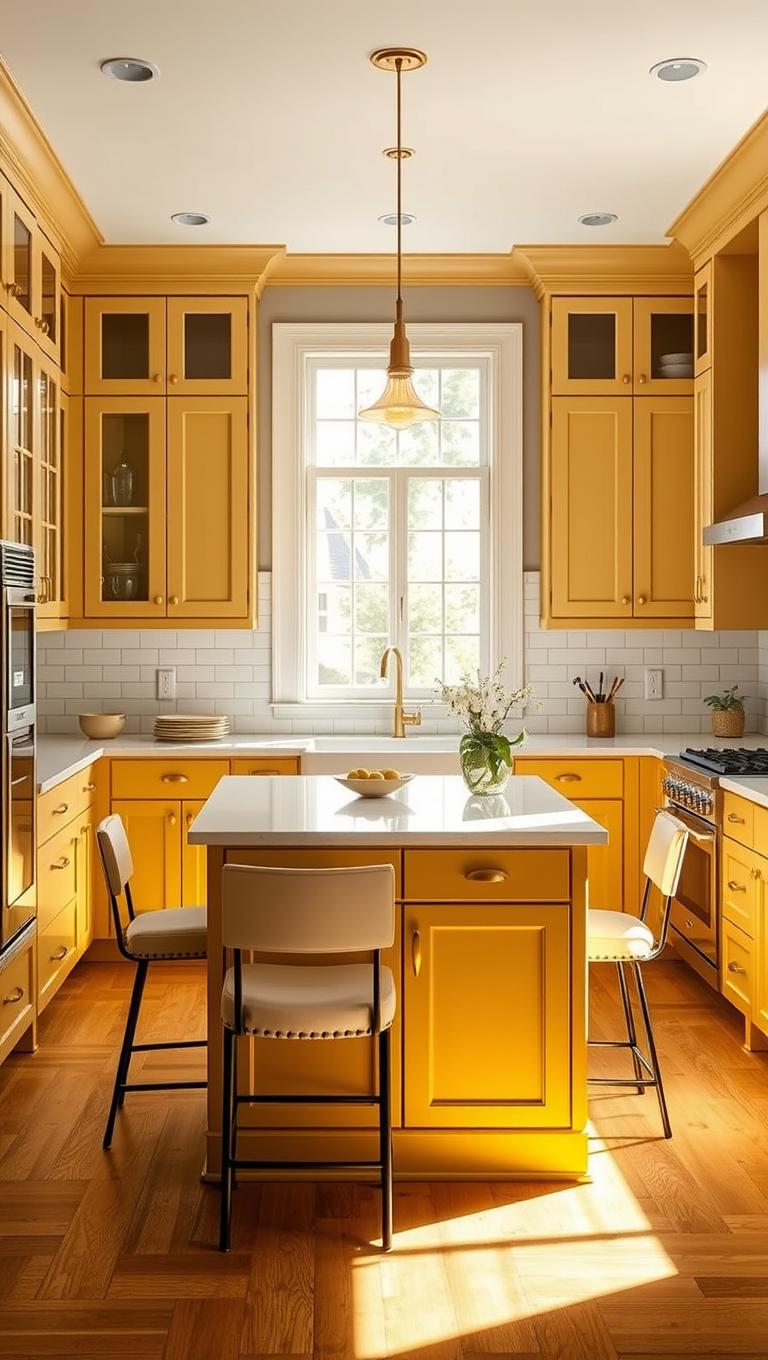 36. Dijon Yellow for Sunny Kitchen