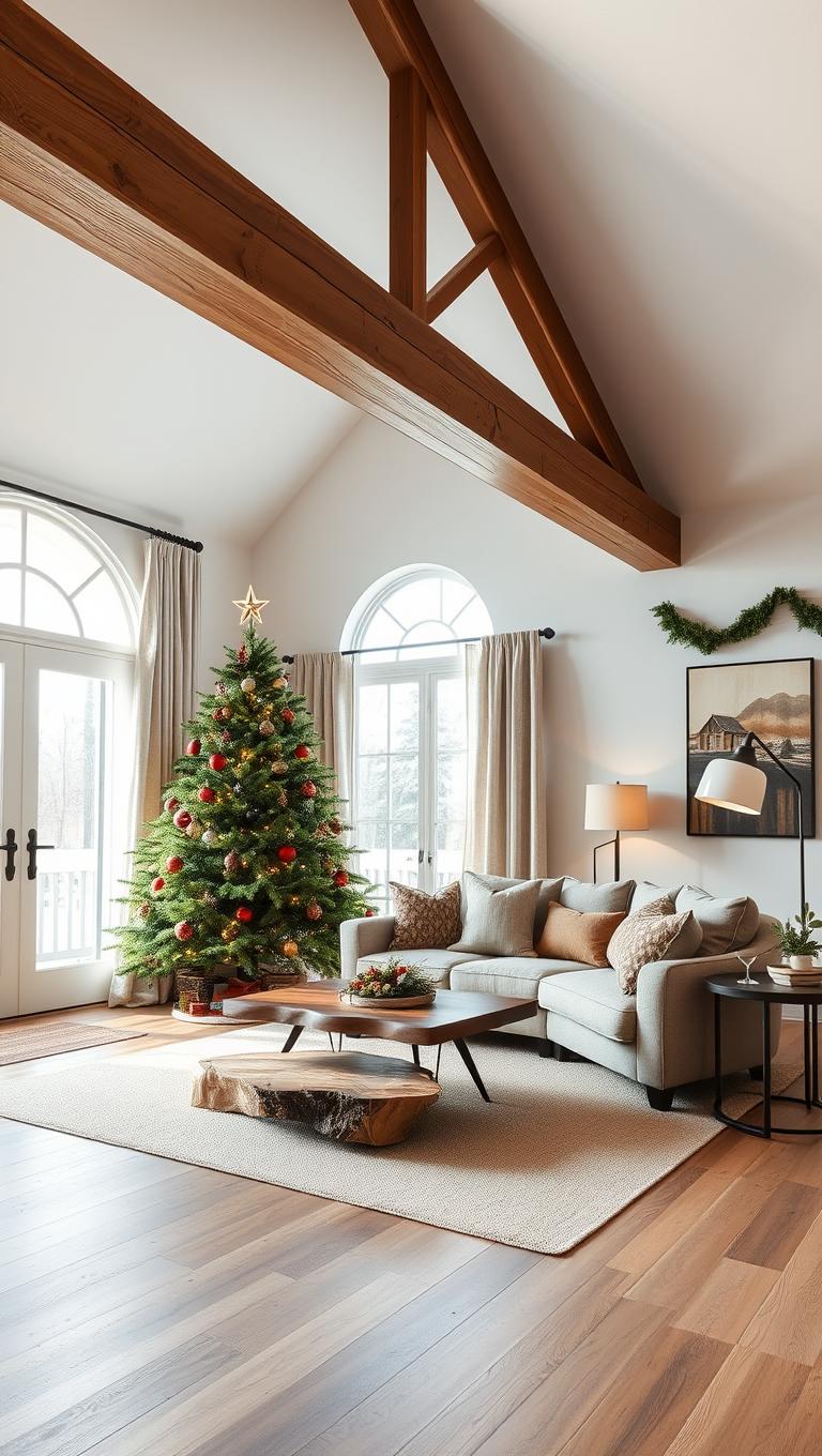 36. On a tilted ceiling beam design element